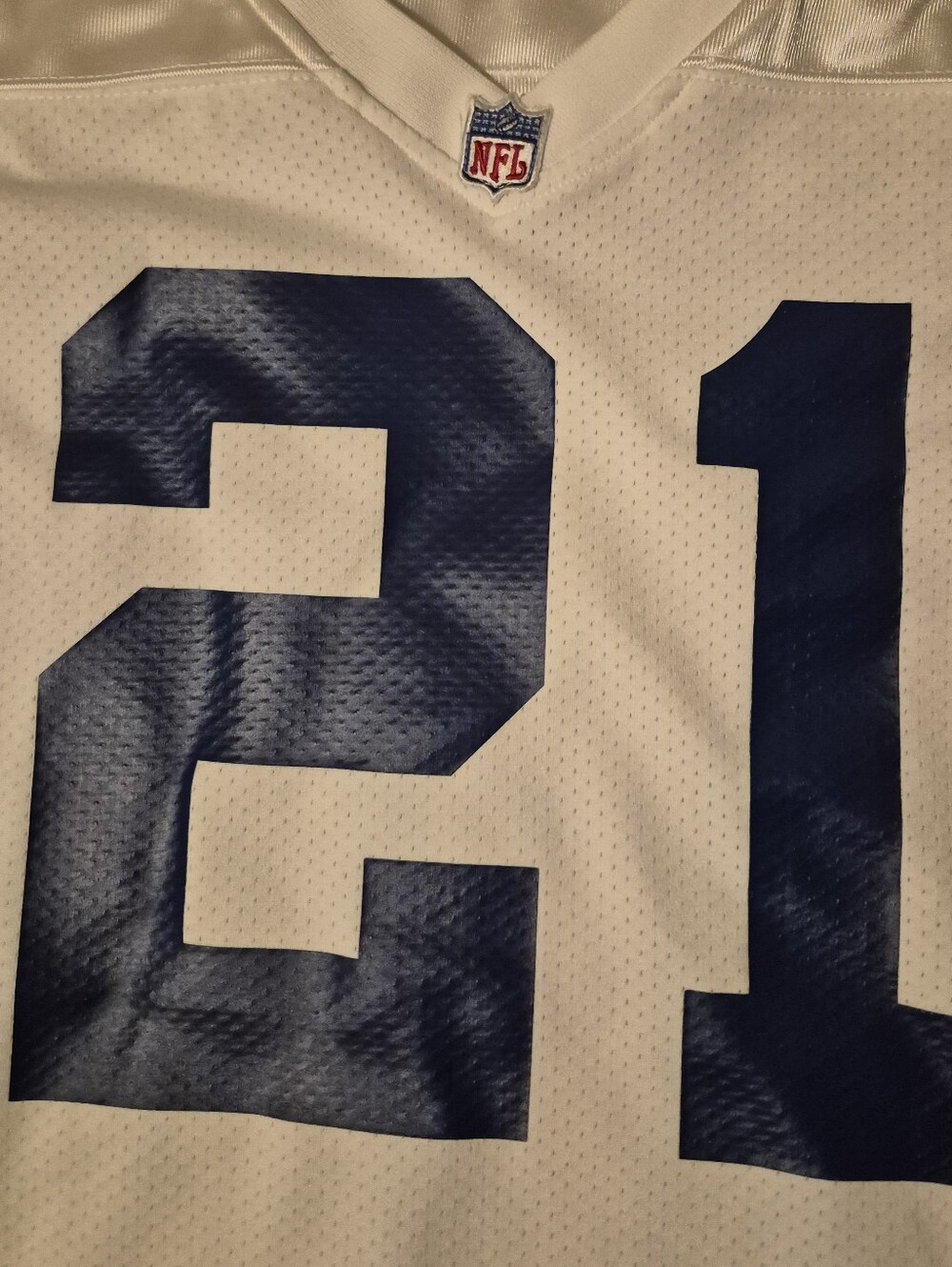Dallas Cowboys Deion Sanders Mens Mitchell & Ness White Blue Sz 60 Or 4XL Jersey - Picture 7 of 10